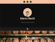 Tablet Screenshot of marcobechi.it